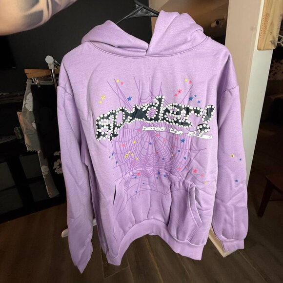 SP5DER HOODIE ~ Açaí Purple - Picture 1 of 1
